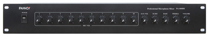 PA-1010M Multichannel Microphone/Line Mixer