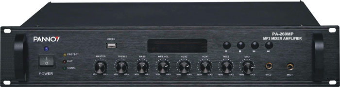 PA-260MP MP3 Mixer Amplifier 260W