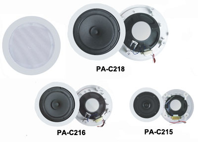 PA-C215/PA-C216/PA-C218 Ceiling Speaker
