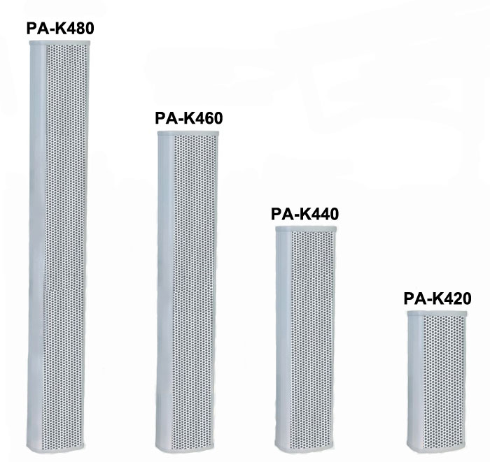 PA-K420/PA-K440/PA-K460/PA-K480 Outdoor Column Speaker
