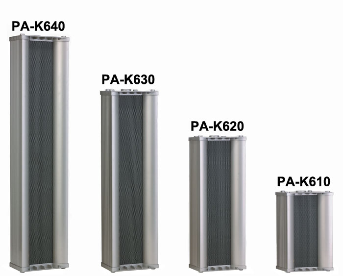 PA-K610/PA-K620/PA-K630/PA-K640 Outdoor Column Speaker