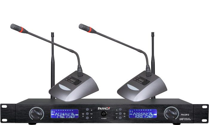 PA-U812 UHF Wireless Conference System 2-in-1