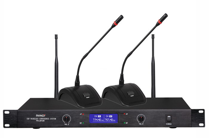 PA-U812B UHF Wireless Conference System 2-in-1