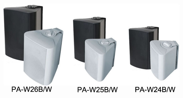 PA-W24B/PA-W24W/PA-W25B/PA-W25W/PA-W26B/PA-W26W Wall Mounted Speaker
