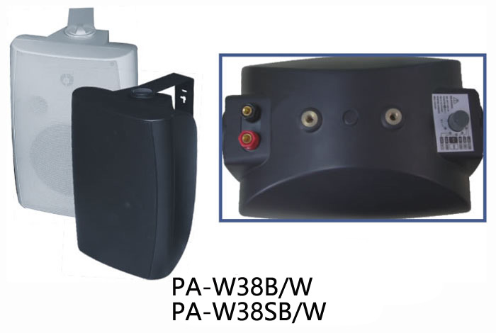 PA-W38B/PA-W38W/PA-W38SB/PA-W38SW Wall Mounted Speaker