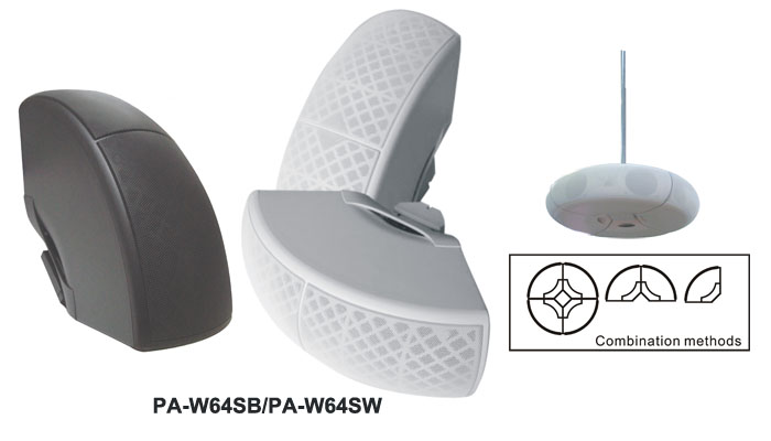 PA-W64SB/PA-W64SW Wall Mounted Speaker