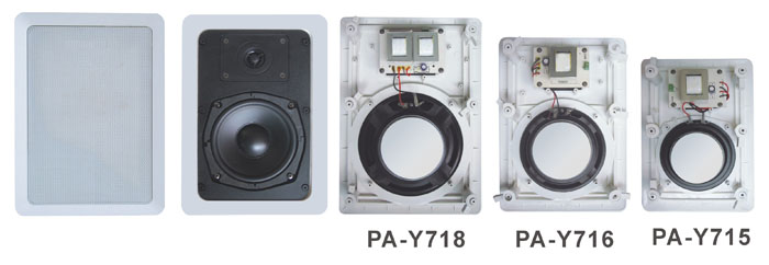 PA-Y715/PA-Y716/PA-Y718 In- Wall Mounted Speaker