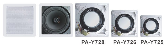 PA-Y725/PA-Y726/PA-Y728 In-Wall Mounted Speaker